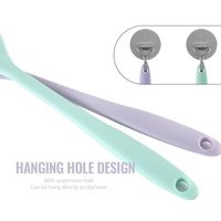 Résistant à la chaleur sans Bpa pâtisserie cuisson caoutchouc Silicone spatules antiadhésif Flexible grattoirs cuisson outil de mélange