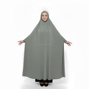 Syal jubah Muslim lintas batas Abaya musim panas gaya Merrchi buatan Aliexpress gaya Turki Timur Tengah - Product Image 1