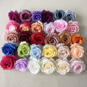 Haute qualité à la main artificielle soie Anna Roses tête longue durée élégant mariage fleurs pour intérieur extérieur fenêtre décor nouveau - Product Image 1