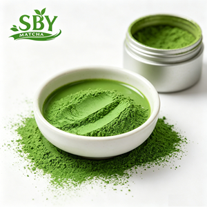 Polvo de Matcha Puro, Hojas de Té Recogidas a Mano, Color Verde Fresco, Grado Alimenticio, para Té Verde en Polvo, Materia Prima para Repostería y Helados - Product Image 1