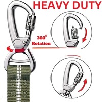 Laisse élastique pour chien, laisse extensible en nylon absorbant les chocs avec ceinture de sécurité pour voiture, fournitures pour animaux de compagnie, usine OEM