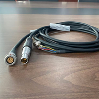 Conector Circular Metálico Autoblocante 1+6 Push-Pull, Conector Médico, Conector de Aviación, Cable Coaxial Híbrido RF