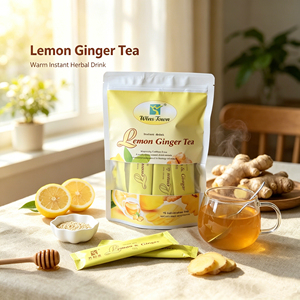 Winstown Private label Vitamin <b>C</b>-Rich Ginger Lemon Honey Tea With Sachets Instant Drink For Boost Immunity Health Benefits Tea - Product Image 4