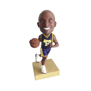 Tùy Chỉnh OEM Made Cầu Thủ Bóng Đá NBA Cầu Thủ Bóng Rổ Thể Thao 3D Bobble Đầu Bức Tượng Nhựa Thủ Công Bobble Đầu Búp Bê - Product Image 1