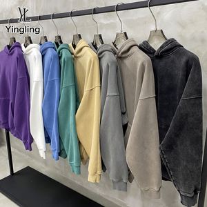 Yingling เสื้อฮู้ดผู้ชายไซส์ใหญ่ซักได้ไซส์ใหญ่พิเศษ - Product Image 2