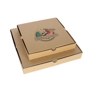 Customized Logo Printed Pizza Boxes At Low Prices Corrugated Eco-friendly Reusable Pizza Packaging Boxes
