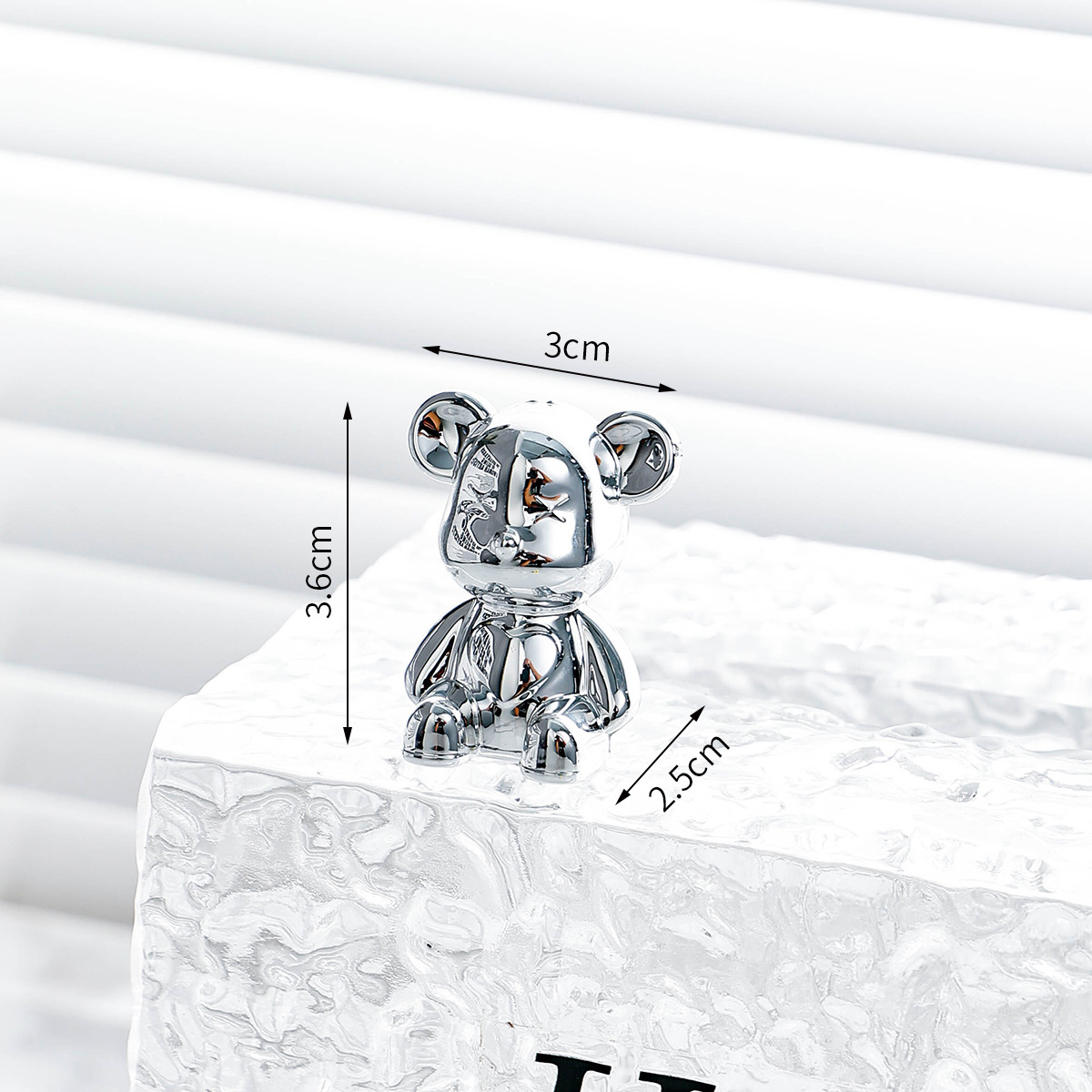 Oso de ojos XX [Plata]