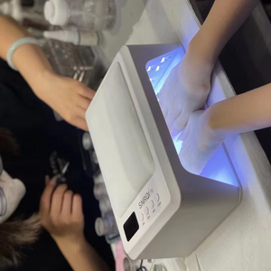 מנורת ציפורניים <span class=keywords><strong>LED</strong></span> SNRQI 2025 חדשה עם 4 טיימרים, חיישן אוטומטי, מנורת <span class=keywords><strong>UV</strong></span> לייבוש ציפורניים, מקור אור כפול <span class=keywords><strong>UV</strong></span>, ייבוש מהיר למניקור - Product Image 1