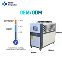 Moteur de refroidisseur industriel à vis refroidi par air 60-120 CV pour compresseur, système de refroidissement personnalisable à haute efficacité pour l'industrie chimique