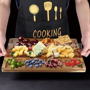 Bandeja de Madera de Acacia de 43.2 cm, Rectangular, Multifuncional, Tabla de Cortar para Fiestas y Uso en la Cocina - Product Image 2