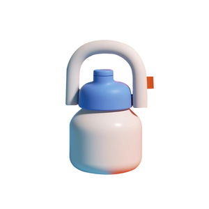 Bình giữ nhiệt bằng thép không gỉ dung tích lớn 1000ml trẻ em và học sinh mùa hè du lịch ngoài trời uống Bộ đồ ăn - Product Image 4