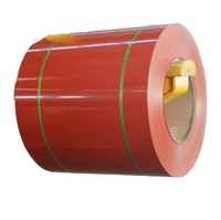 Dx51D Prepainted PPGI/PPGL PE HDP 25/7 Gulungan Baja Berlapis Cat - Dilapisi Paduan Seng-Aluminium-Magnesium