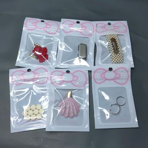 Pochette à fermeture éclair imprimée bon marché, <span class=keywords><strong>sac</strong></span> en plastique, Bracelet transparent, Mini sacs à bijoux en plastique personnalisés - Product Image 5