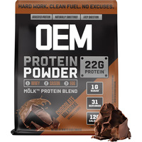 Poudre de Protéine de Lactosérum pour Adultes Saveur Chocolat, Complément Nutritionnel Riche en Vitamines, 1000g, pour une Meilleure Densité Osseuse