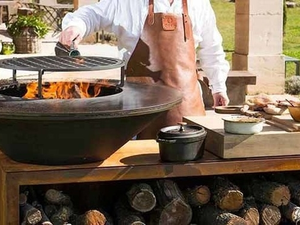 Parrilla de acero corten resistente a la intemperie y duradera para uso en exteriores, cocinas y patios. - Product Image 5