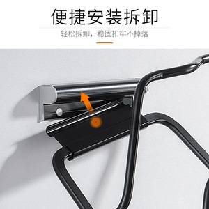 Pot Lid Rack Wall Mounted With <b>Tray</b> Metal Hanging Kitchen <b>Storage</b> Draining Rack Square Shape For Cookware Organization - Product Image 4