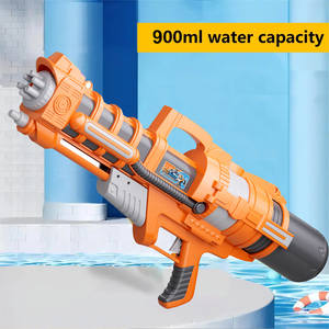 2025 ragazzi vendita calda 900ML pistola ad acqua a spruzzo giocattolo estate genitore-bambino all'aperto ad alta capacità Push Pull pistola ad acqua giocattolo - Product Image 2