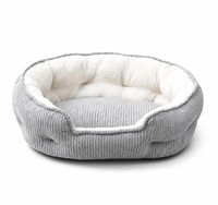 Grand lit pour chien en tissu épais, tapis chaud pour animaux de compagnie, respirant, lit toutes saisons pour Teddy Corgi