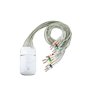 CE portatile wireless 12 cavi colorato macchina ecg per dispositivi medici professionali iOS