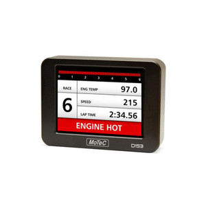 Monitor de Coche a Todo Color Motec D153 con Alerta de Motor Caliente - Product Image 1