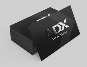 Luxury Black Business Cards Coated Paper UV Coating Embossing Debossed Printing High Quality Die Cut Visiting Card - Product Image 6