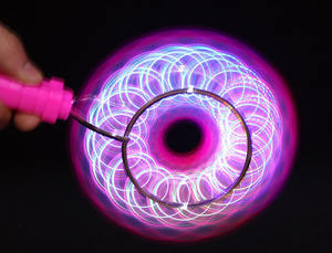 عجلة جيرو المتوهجة، لعبة حسية مغناطيسية مضيئة مع عجلة دوارة ومصابيح ليد وامضة للأطفال هدايا عجلة جيرو - Product Image 5