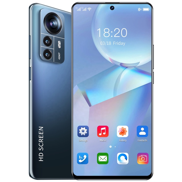 Face Unlocked 13 Pro 7.8 Inch Big Screen 5G Cell Phones 16GB+512GB Android Smartphone 10 Core 5800mAh Gaming Mobile Phones
