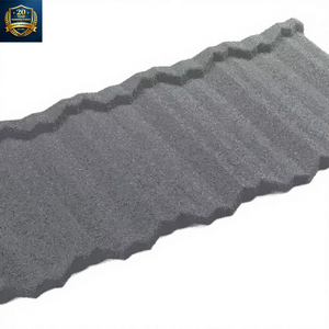 Tuiles métalliques en fibre de verre courbées haut de gamme, revêtement aluminium-zinc, design emboîtable, isolantes thermiquement, pour villas de style milanais - Product Image 1