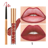 Gloss et crayon à lèvres 2-en-1 liquide mat aux herbes, personnalisable avec votre logo, résistant à l'eau, haute pigmentation, longue tenue, effet tatouage peel-off
