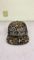 Casquette Snapback en Coton Acrylique avec Broderie 3D en Cuir de Léopard, de Serpent et de Crocodile, Vente en Gros ou Personnalisée