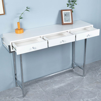Table console moderne en bois de luxe pour entrée/salon/chambre à coucher
