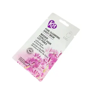 China Hot Sale Custom Printed Aluminum Foil Medical Facial Mask Sheet Pouch For Pharmaceutical Grade Face Mask Pouch