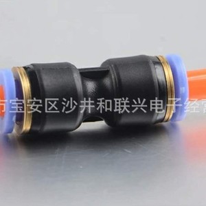 <b>Quick</b> Coupler Pneumatic Hose <b>Connector</b> 8mm 10mm Plastic Straight Type For PU Tube Accessories - Product Image 1