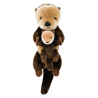 Peluche Otter Crab Hug – Jouet en peluche super doux rembourré de coton 30 cm, anti-stress pour les fiançailles