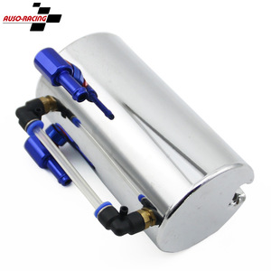 Tanque de Expansión de Refrigerante de Aluminio Auso-Racing, Pieza de Mejora Universal para el Sistema de Refrigeración del Motor del Automóvil - Product Image 1
