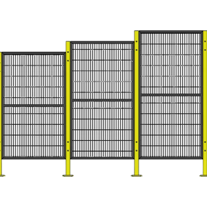 <span class=keywords><strong>METALTEC</strong></span> Valla de riel de acero fácil de instalar, bajo mantenimiento, tejido soldado, protección de seguridad, Robot, máquina de protección de seguridad de Metal - Product Image 3