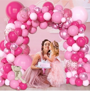 18 12 10 palloncini in lattice metallico da 5 pollici con coriandoli viola fornisce Kit in lattice con arco a palloncino per matrimonio e compleanno Set per feste - Product Image 3