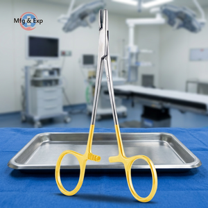 Derf Grooved Needle <b>Holder</b> Stainless Steel Manual Surgical Instrument CE Certified Class II Basis Surgical Instruments Lifetime - Product Image 3
