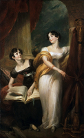 Peinture sur toile Art Déco faite à la main en gros avec cadre doré pour la décoration de mariage, d'hôtel et de maison