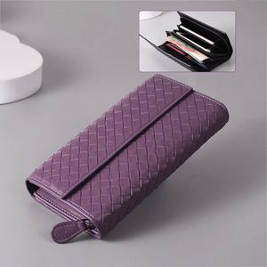 Sac à main en cuir souple tressé fait main, vente en gros, portefeuille, sac à main de luxe en cuir pour femmes, sacs à la mode pour filles - Product Image 1