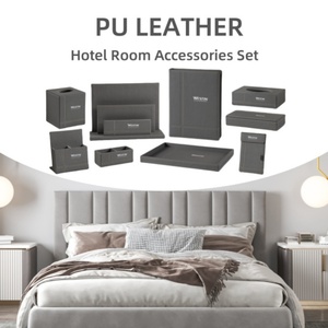 Accesorios para habitaciones de hotel personalizados Artículos de cuero para hoteles de lujo de 5 estrellas Fabricante de suministros para hoteles - Product Image 6