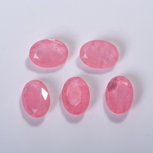 Oval Cut Beads Loose Gemstone Synthetic <strong>Ruby</strong> Bugettes <strong>Ruby</strong> Prices Trade for DIY Jewelry Making Synthetic Stone Jewelry Suppliers - Product Image 1