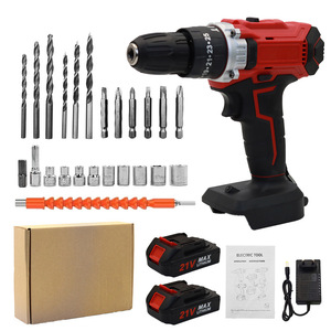 Perceuse sans fil au lithium-ion 21V, moteur RS550, vitesse variable, multifonctionnelle, poignée pistolet renforcée, <span class=keywords><strong>tournevis</strong></span> électrique 3-en-1 - Product Image 1
