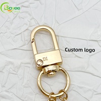 Llavero ecológico de aleación de zinc con letras con diseño personalizado de fábrica, para regalos promocionales, adornos y etiquetas de equipaje.