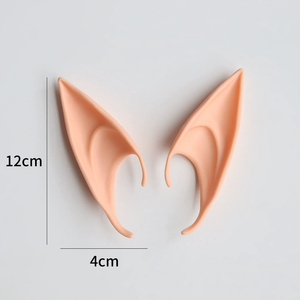 Oreilles de Fée Pixie Elfes Pointues Souples pour Cosplay, Masque Elven, Maquillage, Accessoires de Costume d'Halloween - Product Image 4