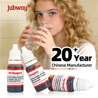 Réactif de pH résiduel JUBWAY 10 ml + Flacon vide Certifié CE Logo personnalisé Vente en gros Test de qualité de l'eau potable 99,9 % Modèle B61-1C