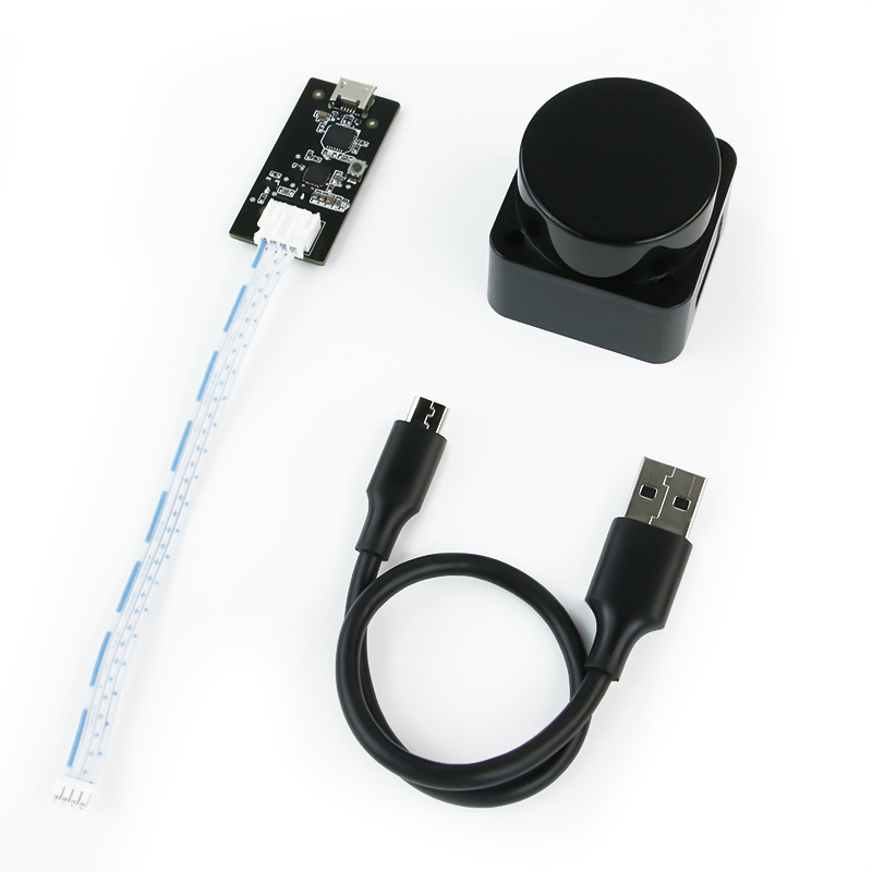LD06 Lidar Portable 360 Degree DTOF Laser Sensor Scanner Kit with