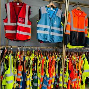 Vêtements de travail industriels personnalisés pour les ouvriers du bâtiment, veste de travail, veste de sécurité réfléchissante à haute visibilité avec logo - Product Image 3