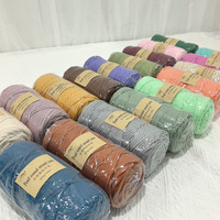 300g 4mm Round Yarn Hand-Knitted Crochet Bag 100% Polyester Dyed Fancy Yarn Material Round Rope Style OE Texturized