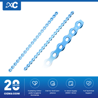 Plaque de blocage vétérinaire XC Medico Orthopédie 4.0mm ALPS, implant vétérinaire, système ALPS, plaques osseuses vétérinaires, fixation avancée